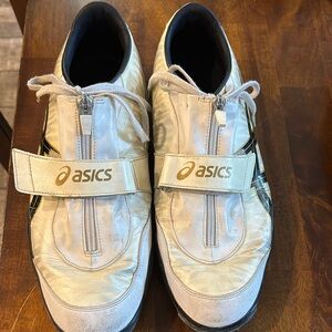 Asics White Cyberthrow Shoes